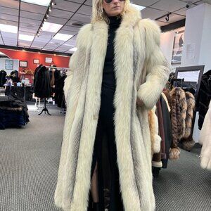 Vintage Crystal Fox Fur.
